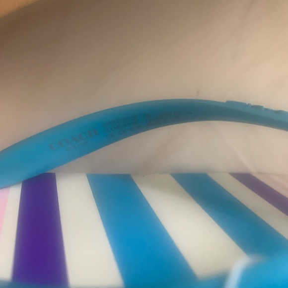 Coach Flip Flops Royal Blue Sandals Shoes size 9 NWT - Picture 6 of 14